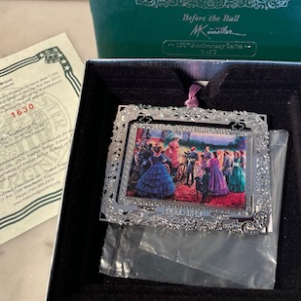 MORT KUNSTLER 2013 Christmas Ornament Before the Ball #1630